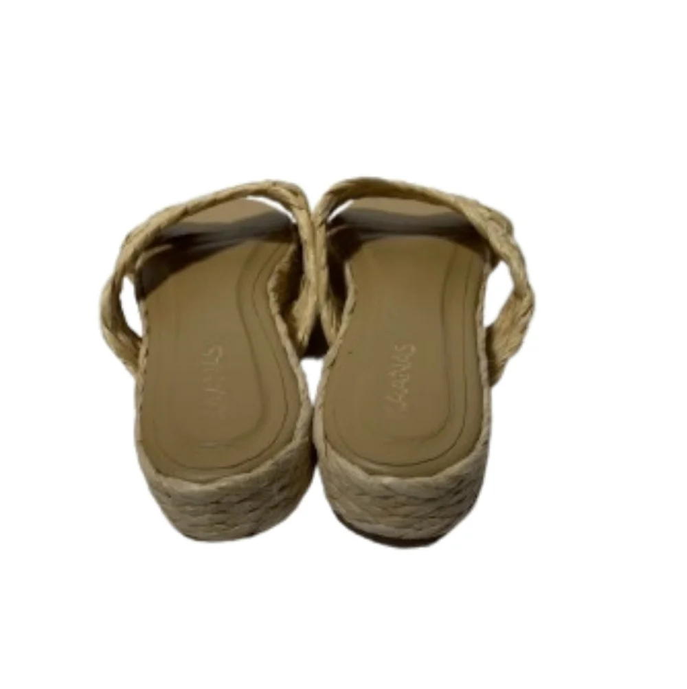 Kaanas Azurita Woven Platform Slides Sandals Women’s Raffia Espadrille Summer - Picture 4 of 5